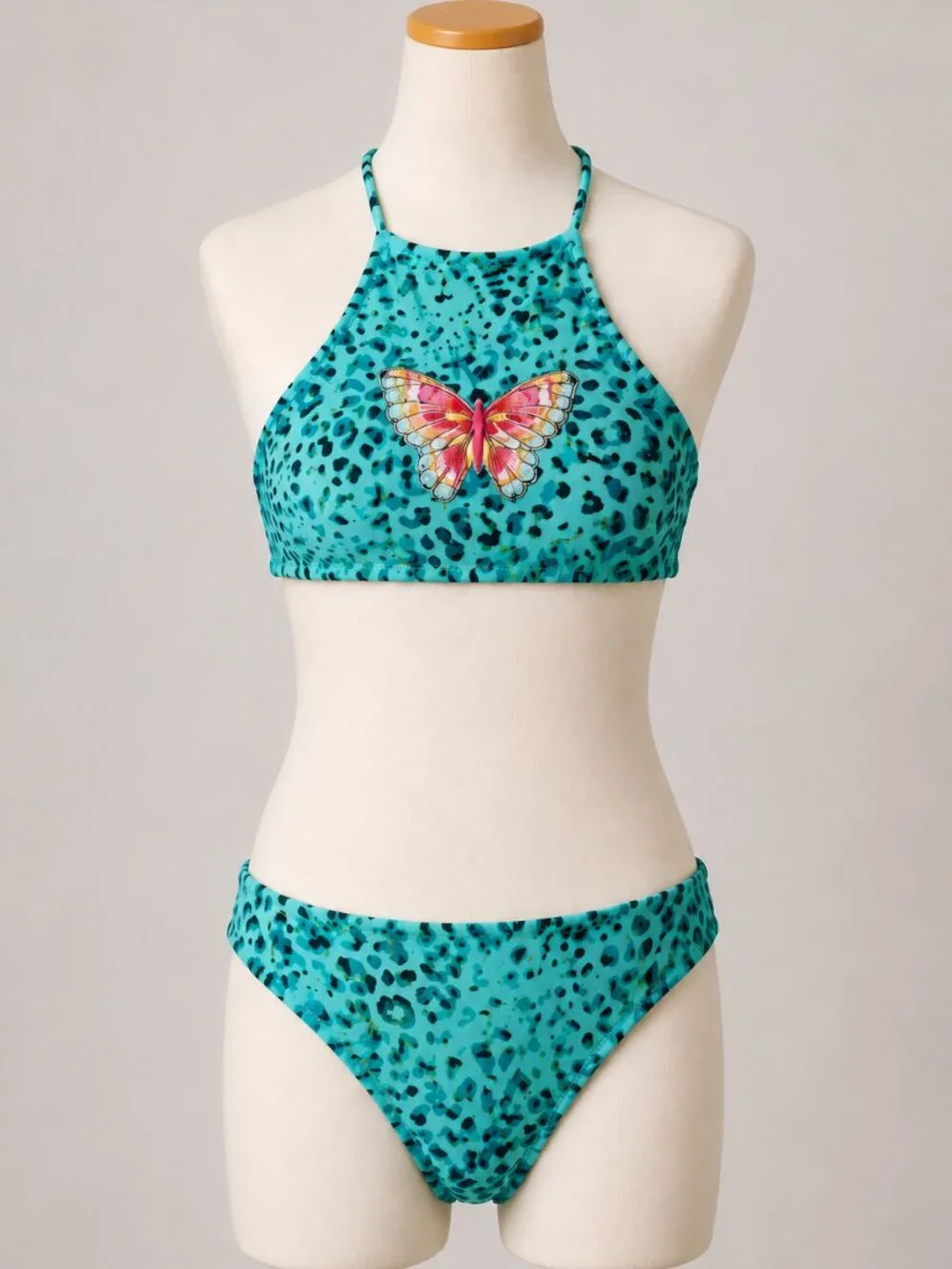 Set of 2 Girls’ Designer Swimsuits – Size 7–9 Years